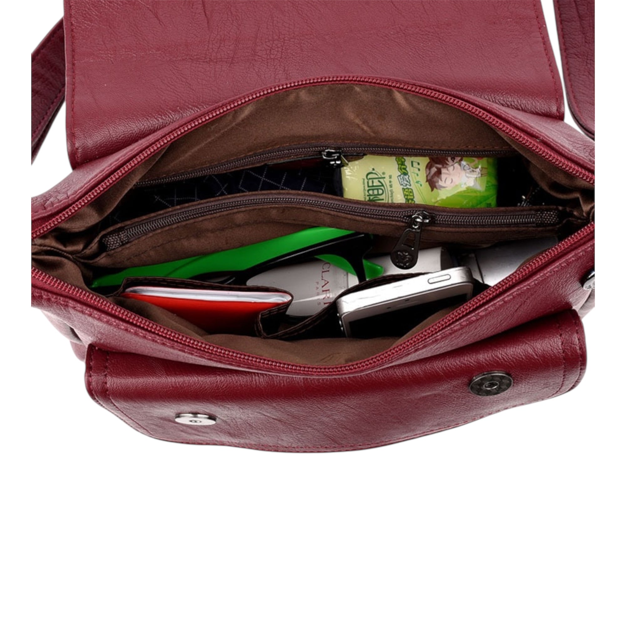 Women's Shoulder Bag Original Soft Leather Large Capacity Messenger Classic Small Square Bag Women's Shoulder Bag