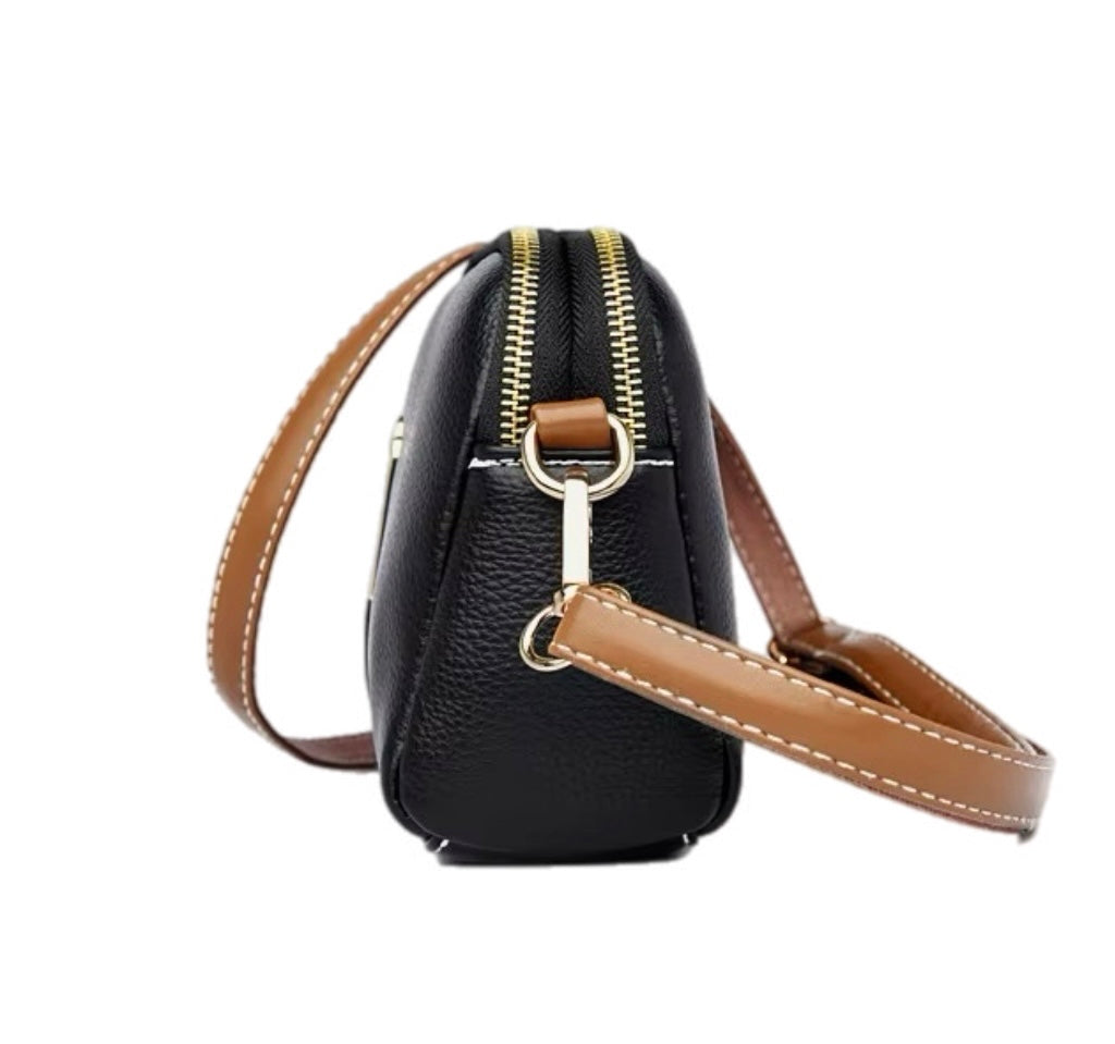 Women's Fashionable Shoulder Bag Coin Purse Messenger Small Bag Large Capacity Original Leather Women's Shoulder Bag
