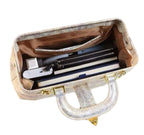Women's Luxury Handbag Original Leather Large Capacity Party Retro Snakeskin Pattern Dumpling Women Handbag