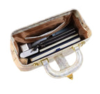 Women's Luxury Handbag Original Leather Large Capacity Party Retro Snakeskin Pattern Dumpling Women Handbag