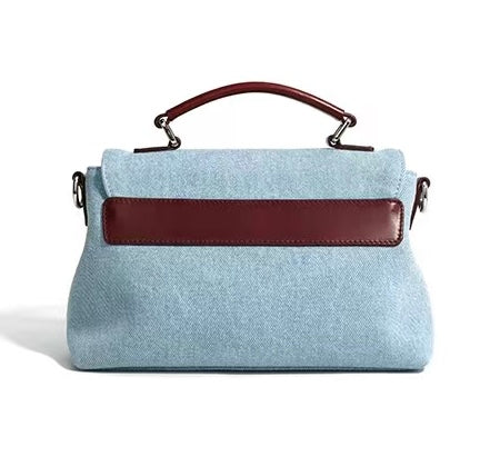 Dames modieuze schoudertas denim grote capaciteit damestas crossbody handtas zachte dames schoudertas