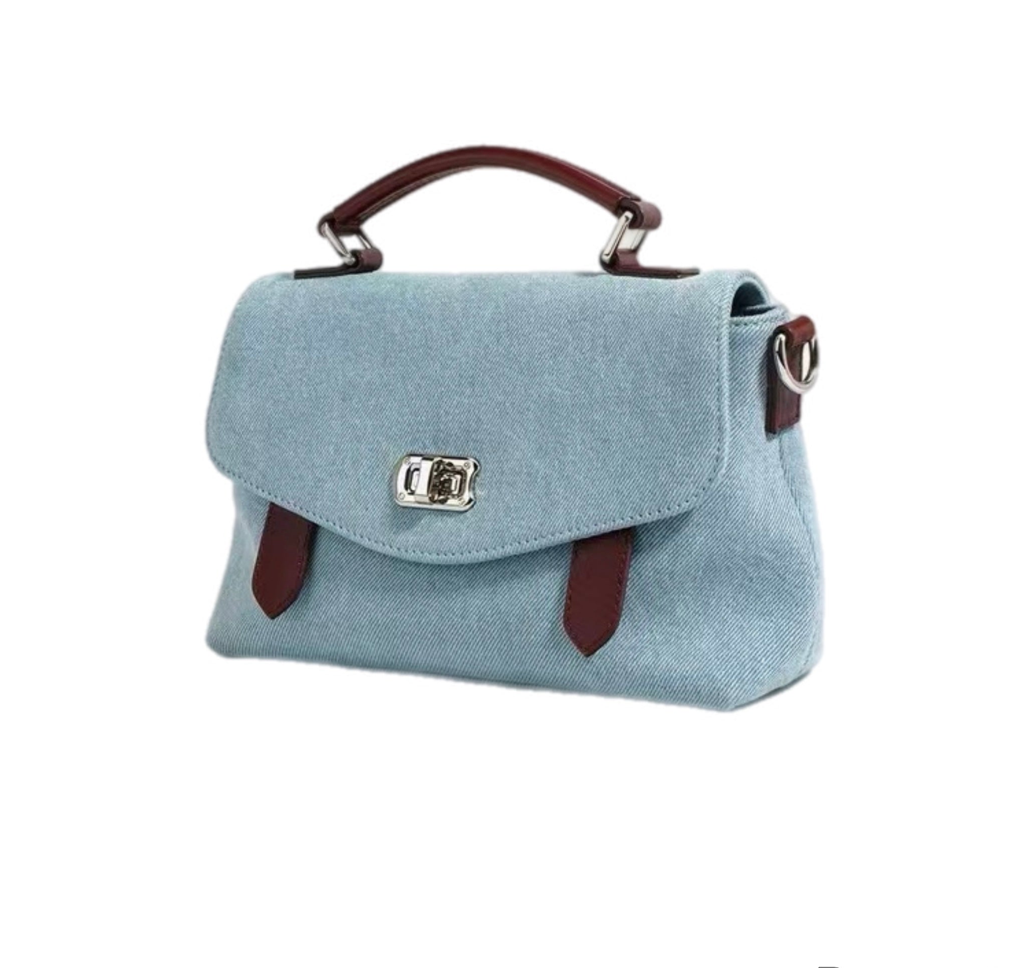 Dames modieuze schoudertas denim grote capaciteit damestas crossbody handtas zachte dames schoudertas