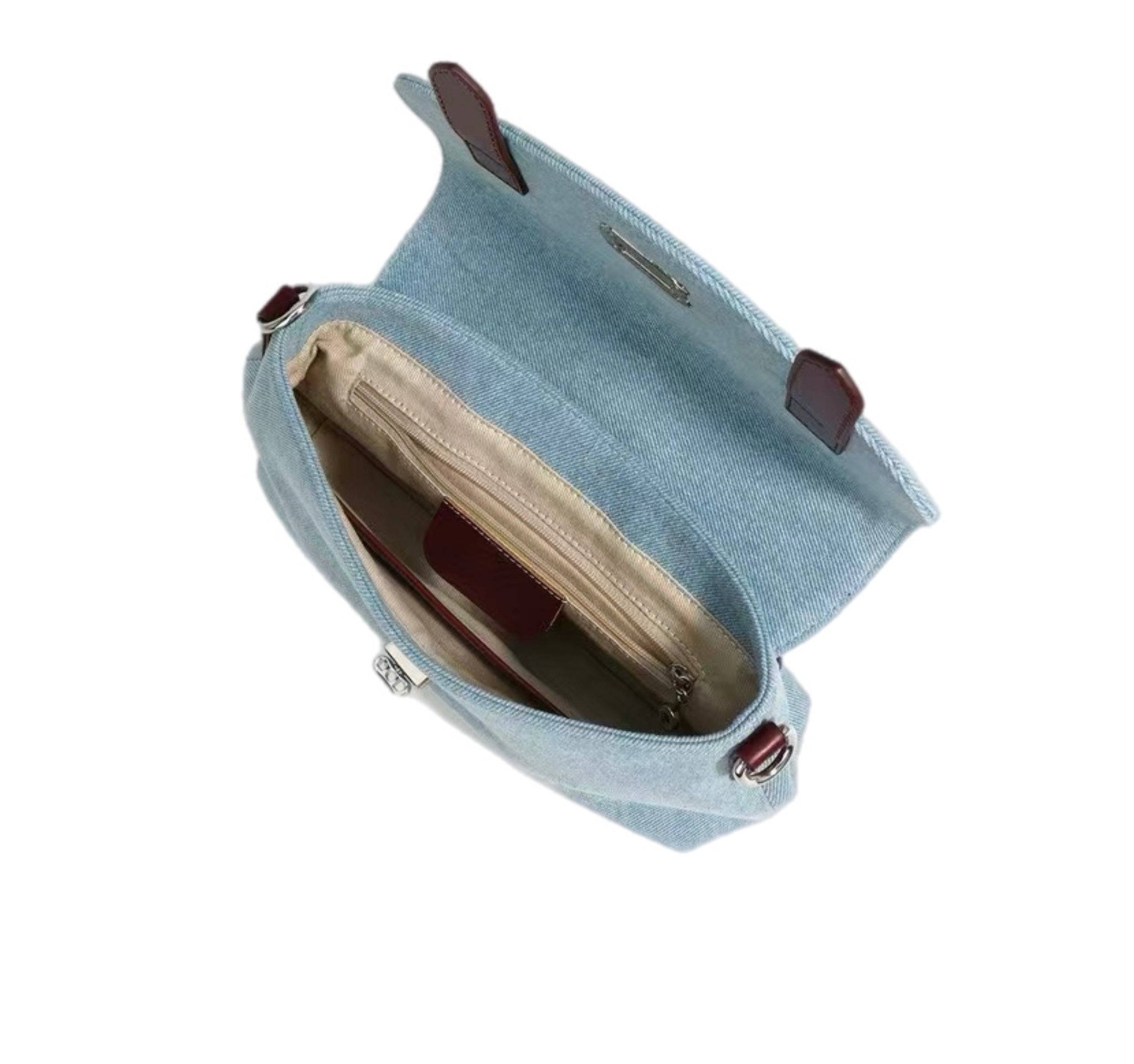 Dames modieuze schoudertas denim grote capaciteit damestas crossbody handtas zachte dames schoudertas