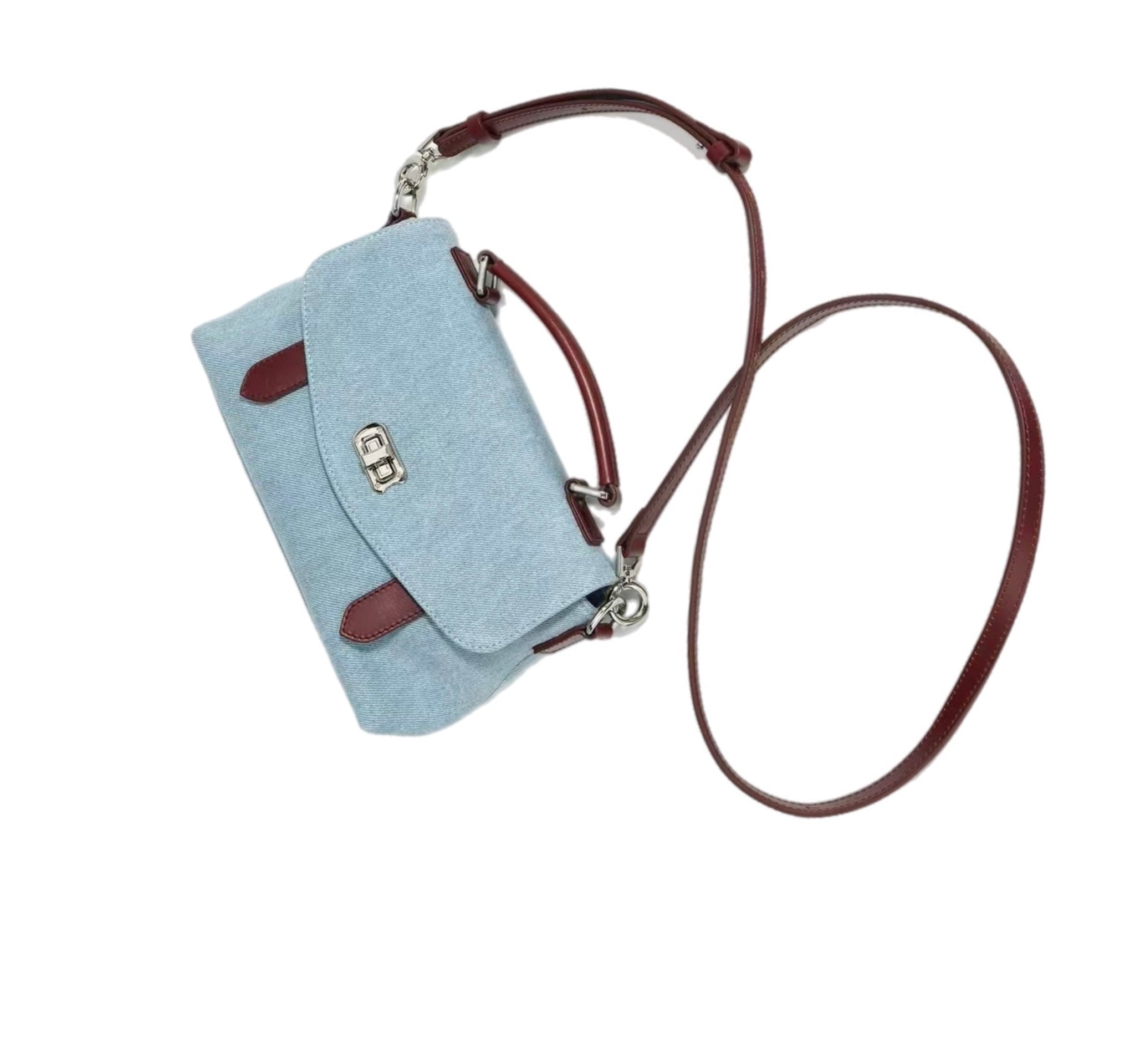Dames modieuze schoudertas denim grote capaciteit damestas crossbody handtas zachte dames schoudertas