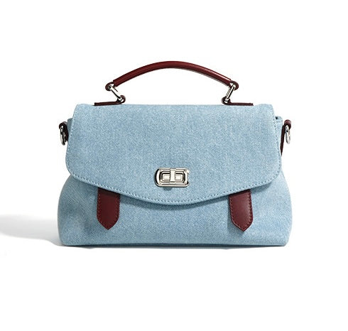 Dames modieuze schoudertas denim grote capaciteit damestas crossbody handtas zachte dames schoudertas