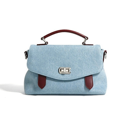 Dames modieuze schoudertas denim grote capaciteit damestas crossbody handtas zachte dames schoudertas