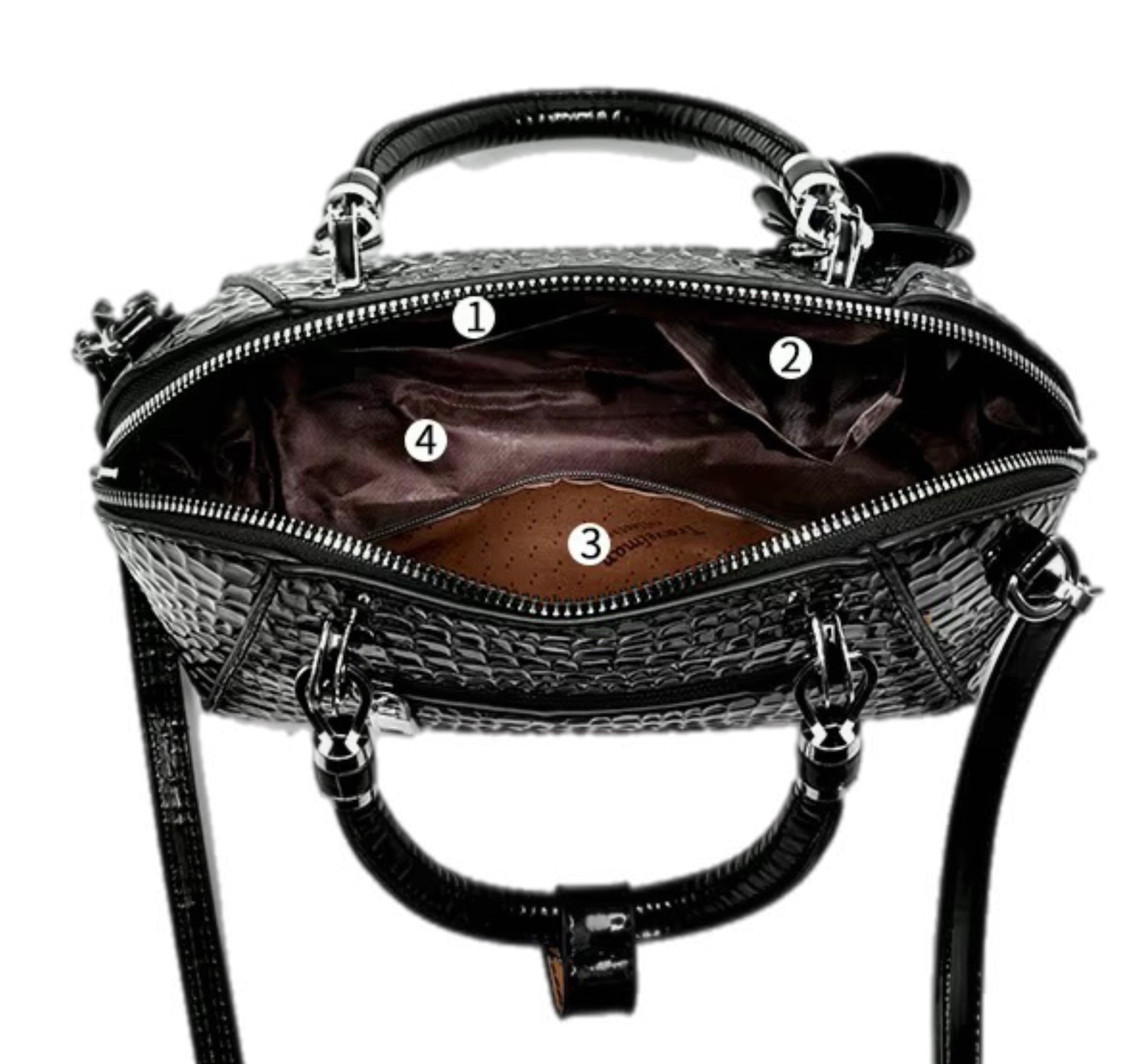 Women's Luxury Handbag Original Leather Multi Pocket Large Capacity Shoulder Bag Crossbody Fashion Women's Shoulder Bag