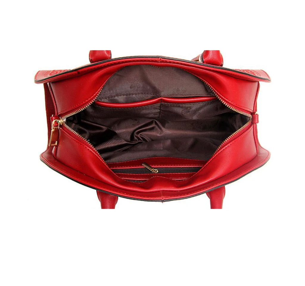 Women's Luxury Handbag Original Leather Large Capacity Zipper Pocket Fashionable Bag Women's Party Handbag