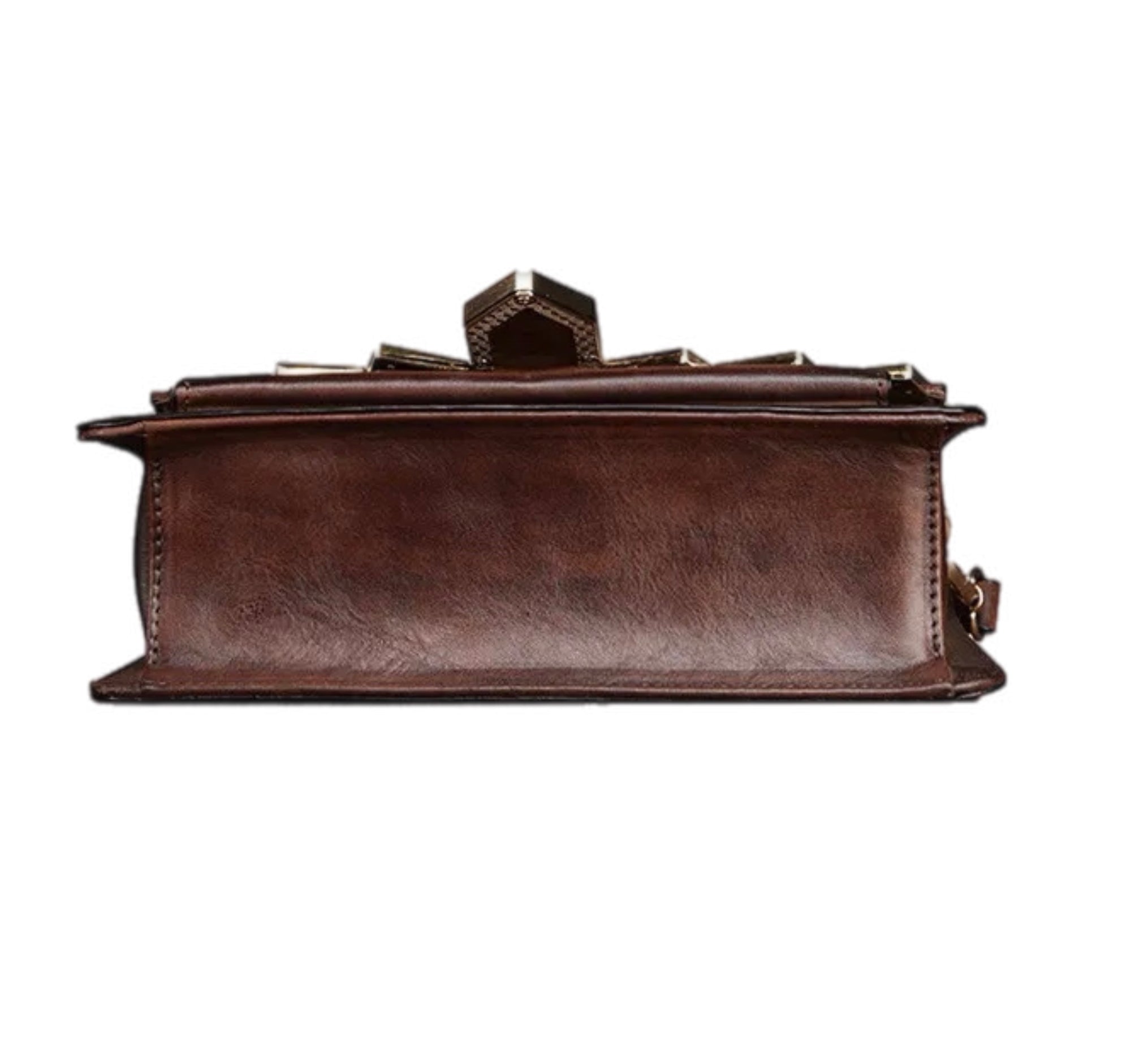 Women Fashionable Shoulder Bag Large Capacity Original Diagonal Leather Retro Small Square Bag Women's Shoulder Bag