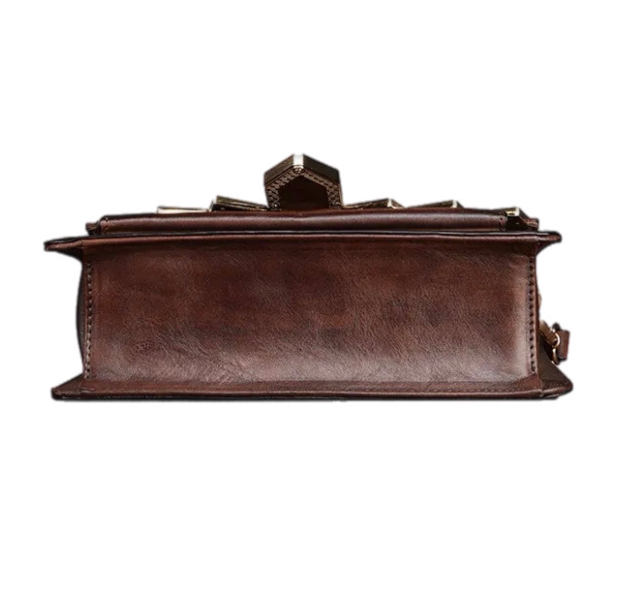 Dames modieuze schoudertas met grote capaciteit originele diagonale leren retro kleine vierkante tas dames schoudertas