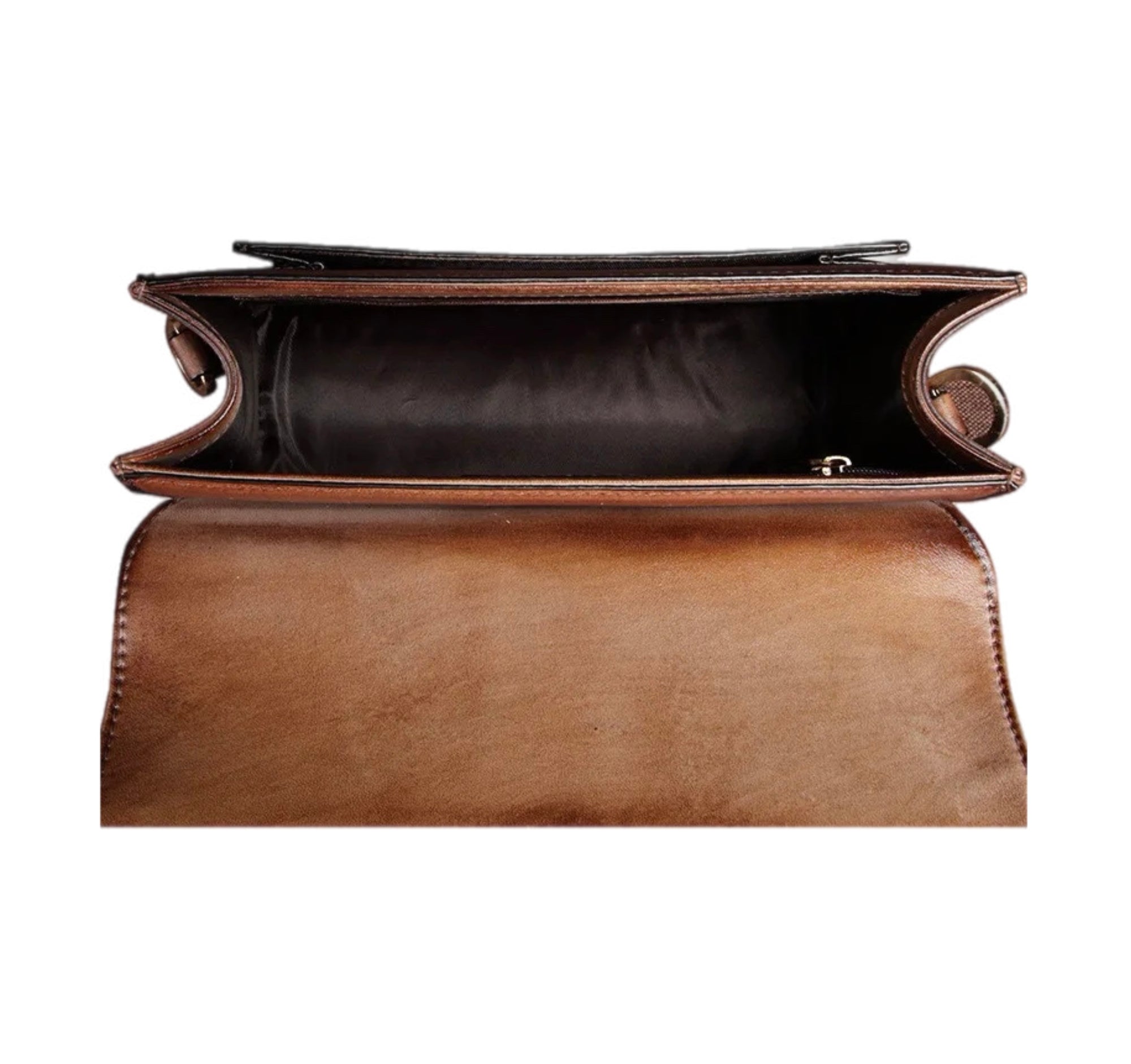 Women Fashionable Shoulder Bag Large Capacity Original Diagonal Leather Retro Small Square Bag Women's Shoulder Bag