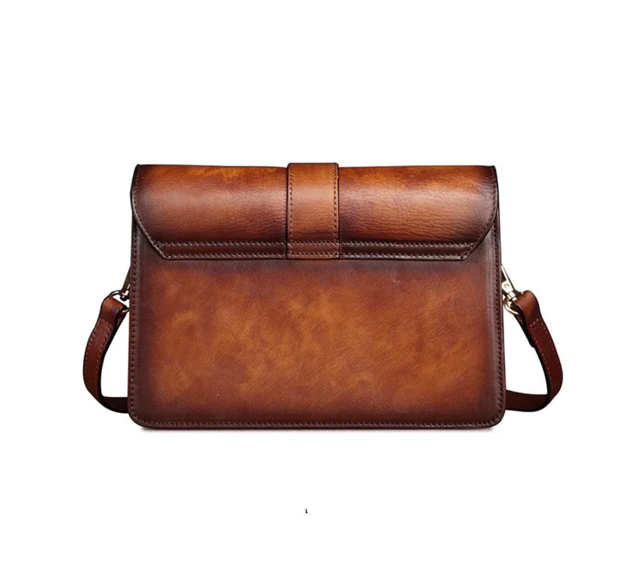 Women Fashionable Shoulder Bag Large Capacity Original Diagonal Leather Retro Small Square Bag Women's Shoulder Bag