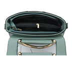 Women's Original Leather Shoulder Messenger Bag Zipper Pocket Large Capacity Handbag Fashion Women's Shoulder Bag
