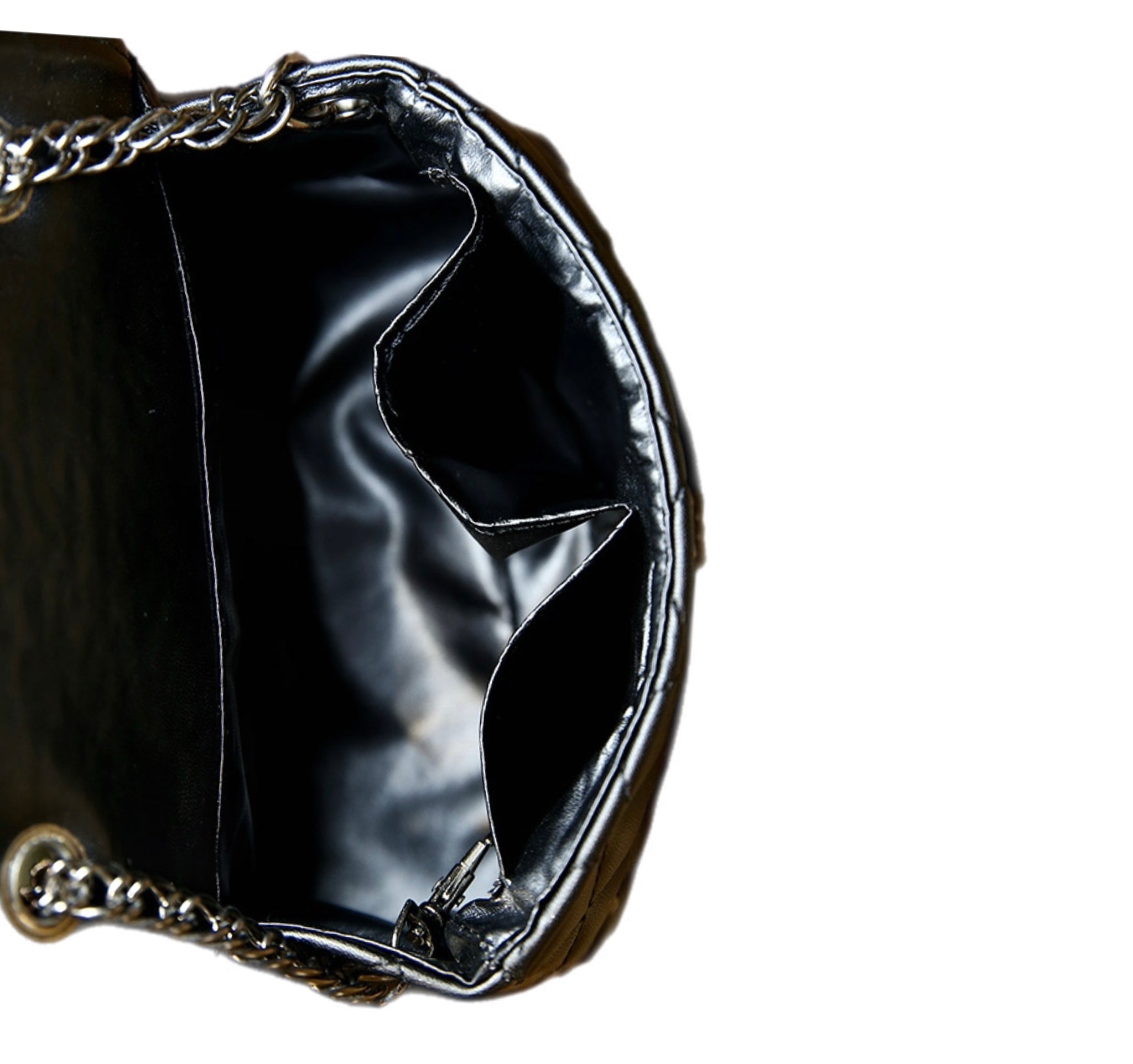 Dames modieuze schoudertas met ketting, originele leren schoudertas met grote capaciteit, dames schoudertas