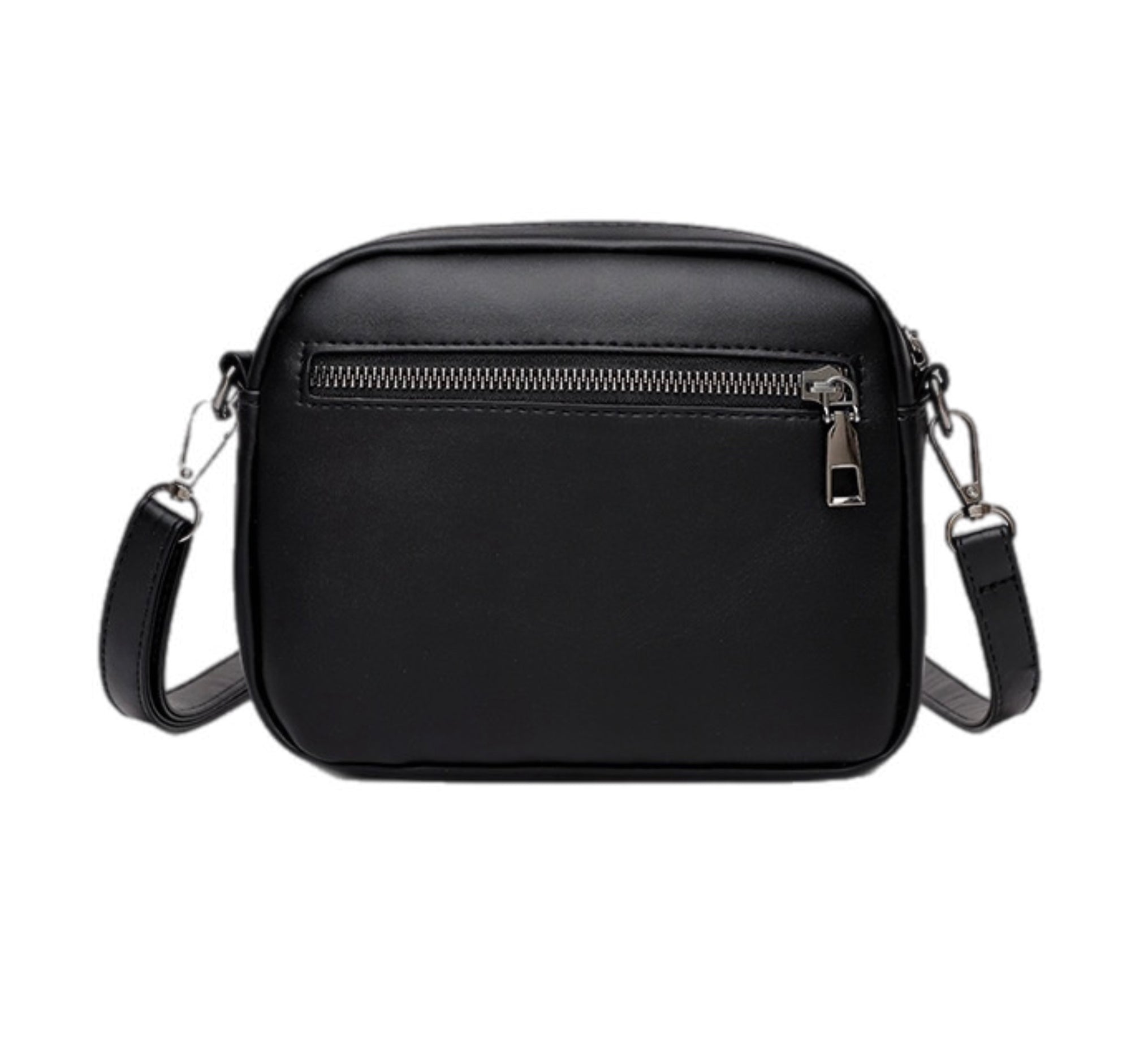 Women's Fashionable Crossbody Bag Multi Zipper Pocket Soft Leather Large Capacity Rhombus Women's Shoulder Messenger Bag