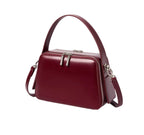 Women's Genuine Leather Shoulder Bag Multi Zipper Pocket Large Capacity Crossbody Bag Fashionable Women's Shoulder Bag