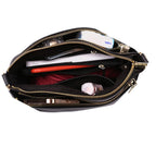 Women's Fashionable Shoulder Leather Bag Multi Function Pocket Crossbody Genuine Leather Handbag Women's Shoulder Bag