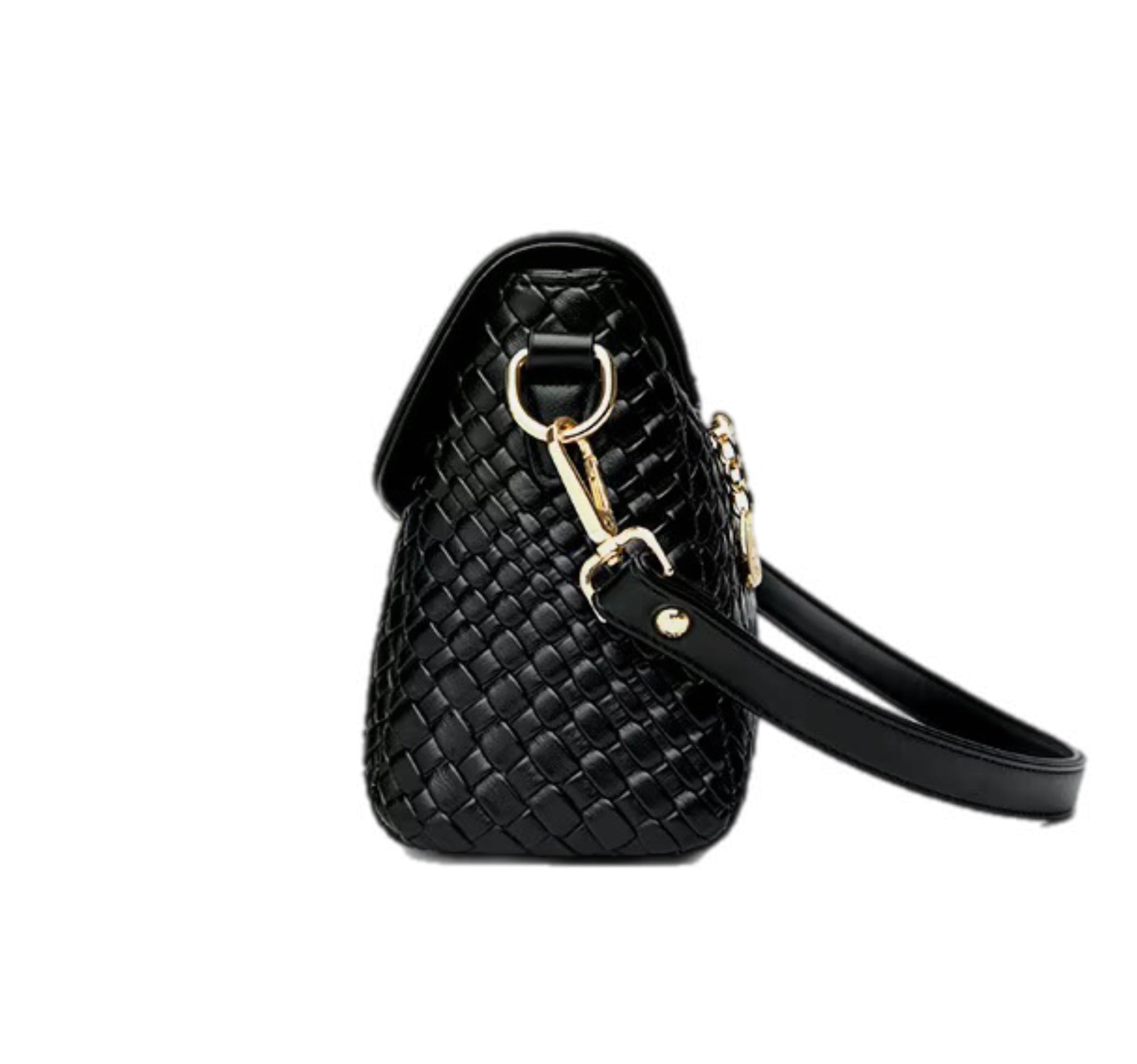 Modieuze crossbodytas voor dames, originele leren schoudertas met grote capaciteit, meerdere ritsvakken, schoudertas voor dames