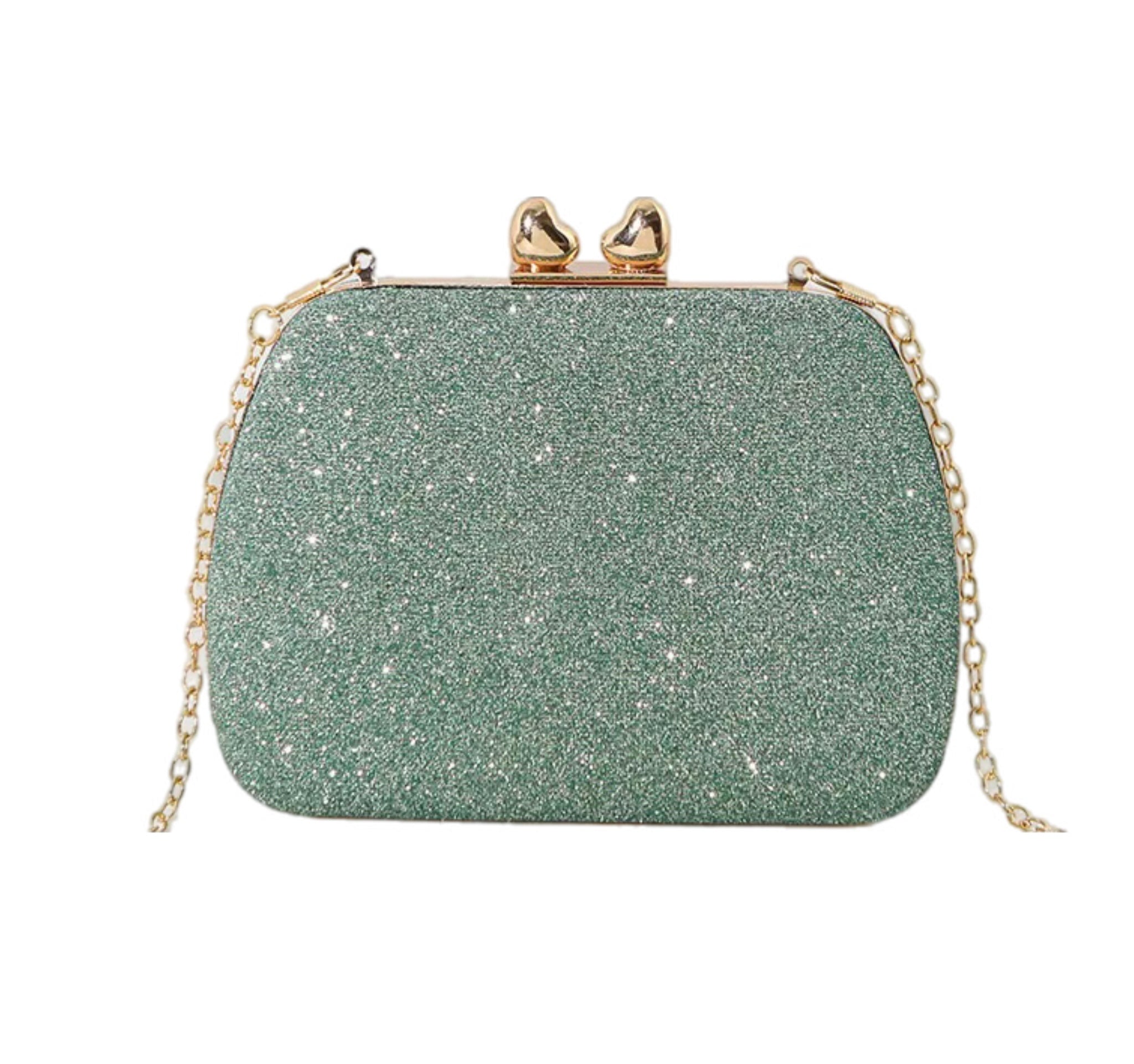 Women's Luxury Handbag Large Capacity Shoulder Bag Rhinstone Crafted Chain Handheld Women's Crossbody Small Square Bag - Acquisti Online