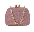 Women's Luxury Handbag Large Capacity Shoulder Bag Rhinstone Crafted Chain Handheld Women's Crossbody Small Square Bag