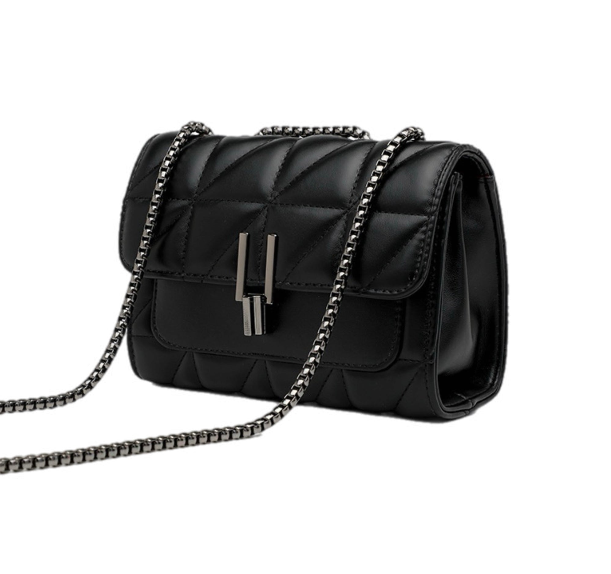Women's Fashionable Shoulder Bag Original Leather Large Capacity Crossbody Bag Zipper Pocket Magnetic Buckle Women's Shoulder Bag