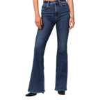 Women's Fashionable Casual Solid Color Jeans Vintage Denim Ladies Jeans Women's Fashion High Waist Wide Leg Jeans