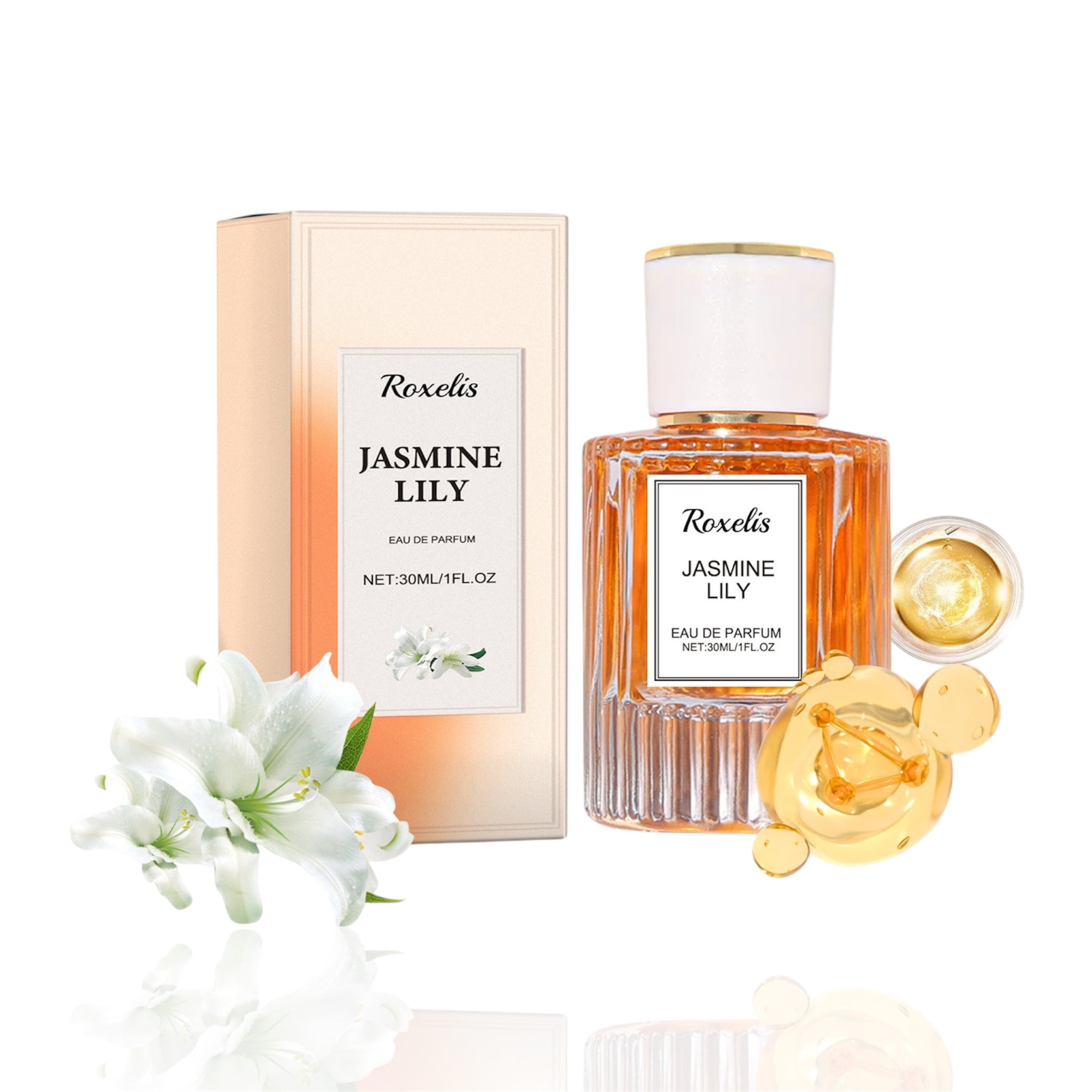 Women's Perfume Pheromone Jasmine Lily Plant Floral Eau De Toilette 30ml Luxury Long Lasting Body Mist Eau De Parfum