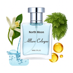 North Moon Allure Cologne 50ml Perfume Mild Fresh Light Fragrance Niche Natural Long Lasting Luxury Women's Perfume - Acquisti Online