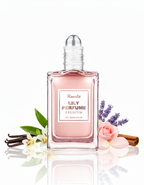 Roxelis Premium Lily Perfume 15ml Women's Lily Fragrance Natural Fresh Long Lasting Ball Roll on Oil Women's Perfumes - Acquisti Online