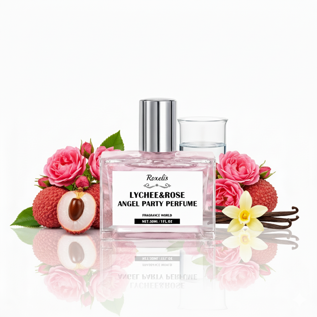 Women's Roxelis Lychee & Rose Angel Perfume Natural Fresh Niche Atmosphere Perfume Long Lasting Women Perfume - Acquisti Online