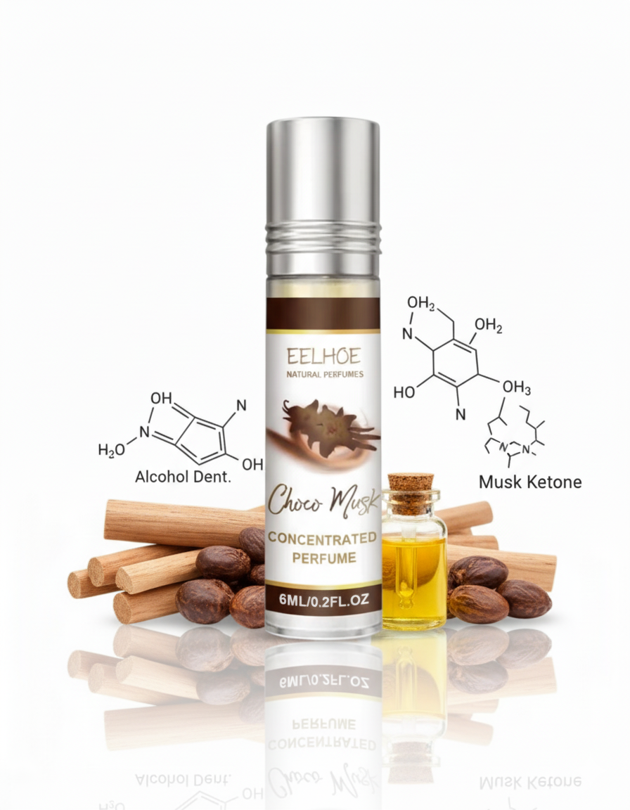 Eelhoe Chow Musk Concentrated Natural Perfume 6ml Essential Oil Perfume Long-Lasting Light Fragrance Women's Perfume - Acquisti Online