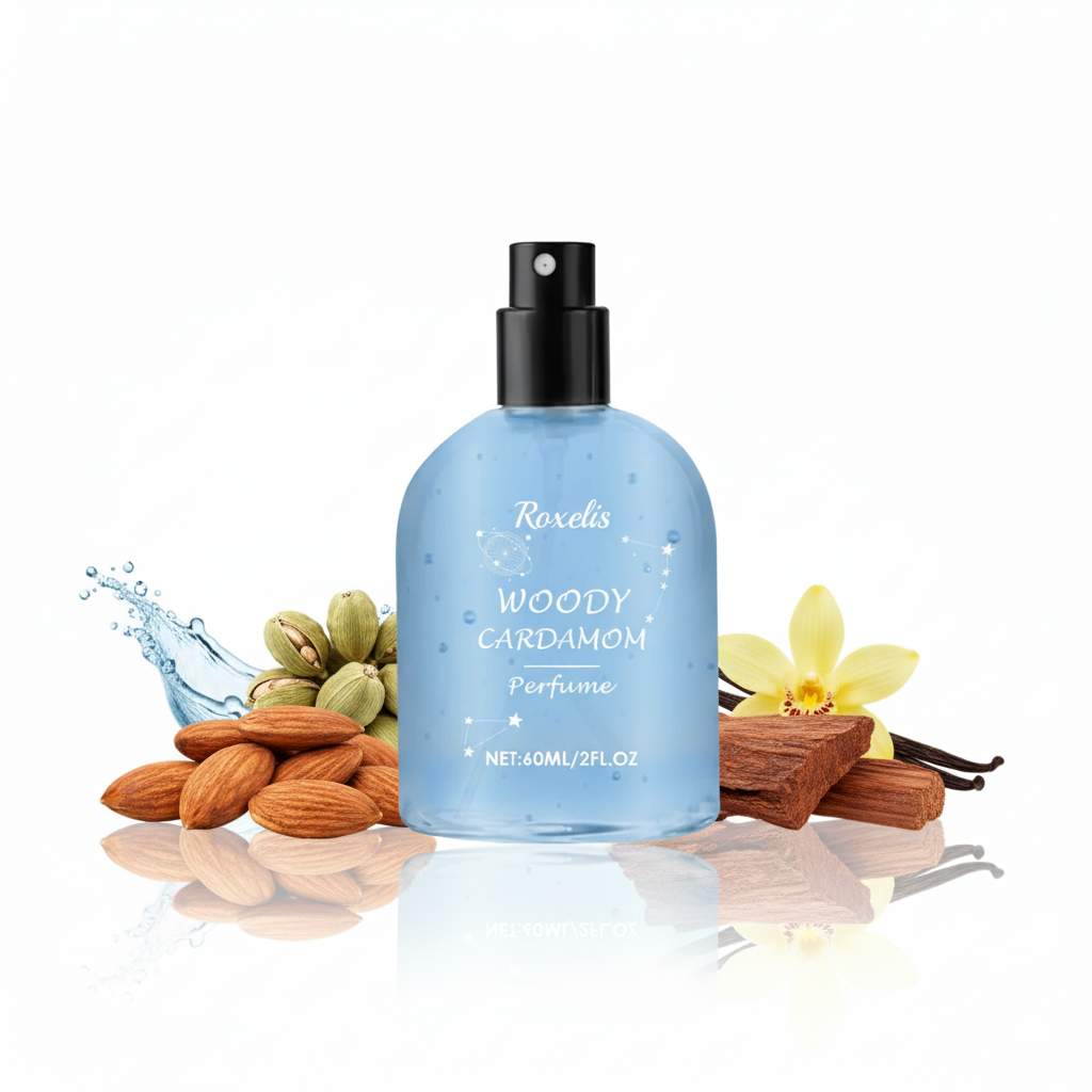 Roxelis Woody Cardamom Perfume 60ml Women Almond Natural Fresh And Elegant Long Lasting Women's Perfume - Acquisti Online