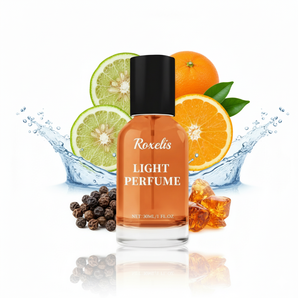 Roxelis Light Perfume 30ml Women's Eau De Toilette Cologne Natural Exudes Charm Light Elegance Women's Perfume - Acquisti Online