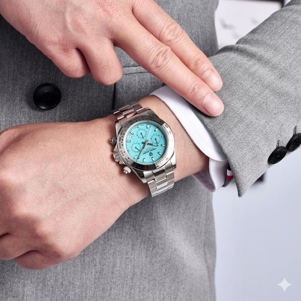 Pagani Design Man Fashion Automatic Quartz Movement Watch Stainless Steel Waterproof Steel Band Man Watch