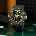 Men's Electronic Watch PU Strip Waterproof Multifunctional Quartz Electronic Sports Man Watch