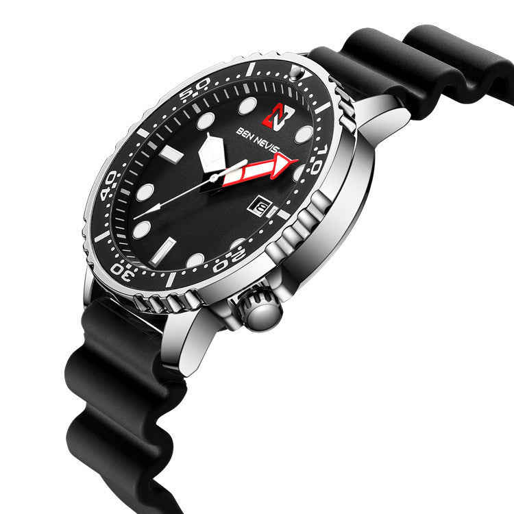 Ben Nevis Men's Automatic Movement Waterproof Personality Watch Luxury Fashion Stainless Steel Luminous Men Watch