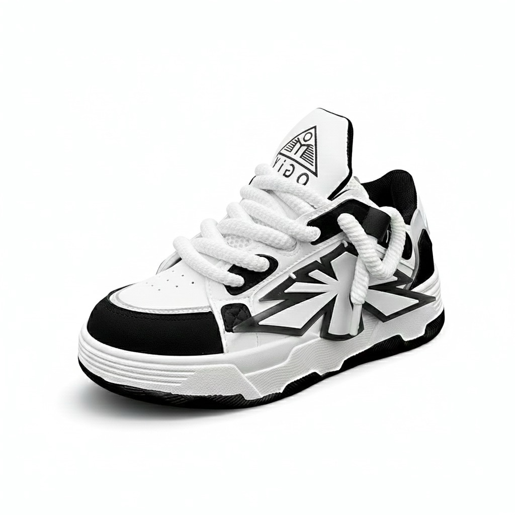 Men's Fashionable Sneakers Shoes Breathable Waterproof Height Increasing Lace-up Dad Men's Casual Sports Sneakers