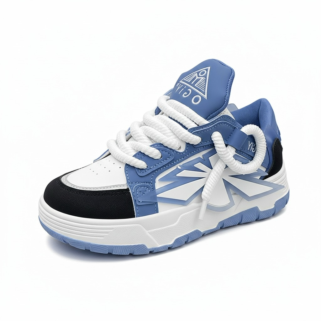 Men's Fashionable Sneakers Shoes Breathable Waterproof Height Increasing Lace-up Dad Men's Casual Sports Sneakers