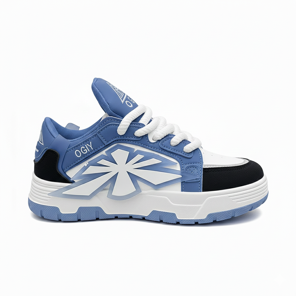 Men's Fashionable Sneakers Shoes Breathable Waterproof Height Increasing Lace-up Dad Men's Casual Sports Sneakers