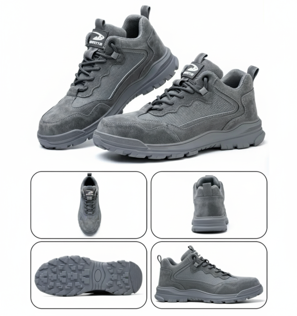 Men's Anti-Smash And Stab-Proof Labor Protection Shoes Lightweight EVA Soft Sole Electrical Insulation Safety Men's Shoes