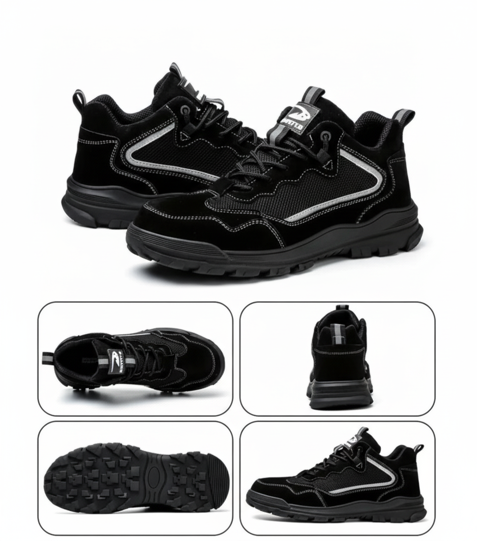 Men's Anti-Smash And Stab-Proof Labor Protection Shoes Lightweight EVA Soft Sole Electrical Insulation Safety Men's Shoes