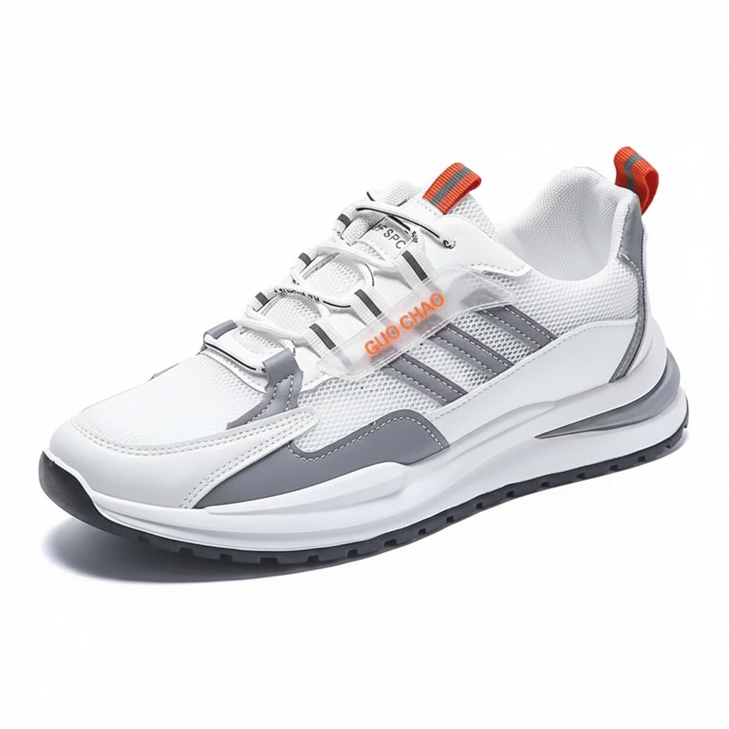 Men's Casual Sports Shoes Mesh Breathable Lace Up Running Sneaker Outdoor Lightweight Fashionable Men's Casual Shoes