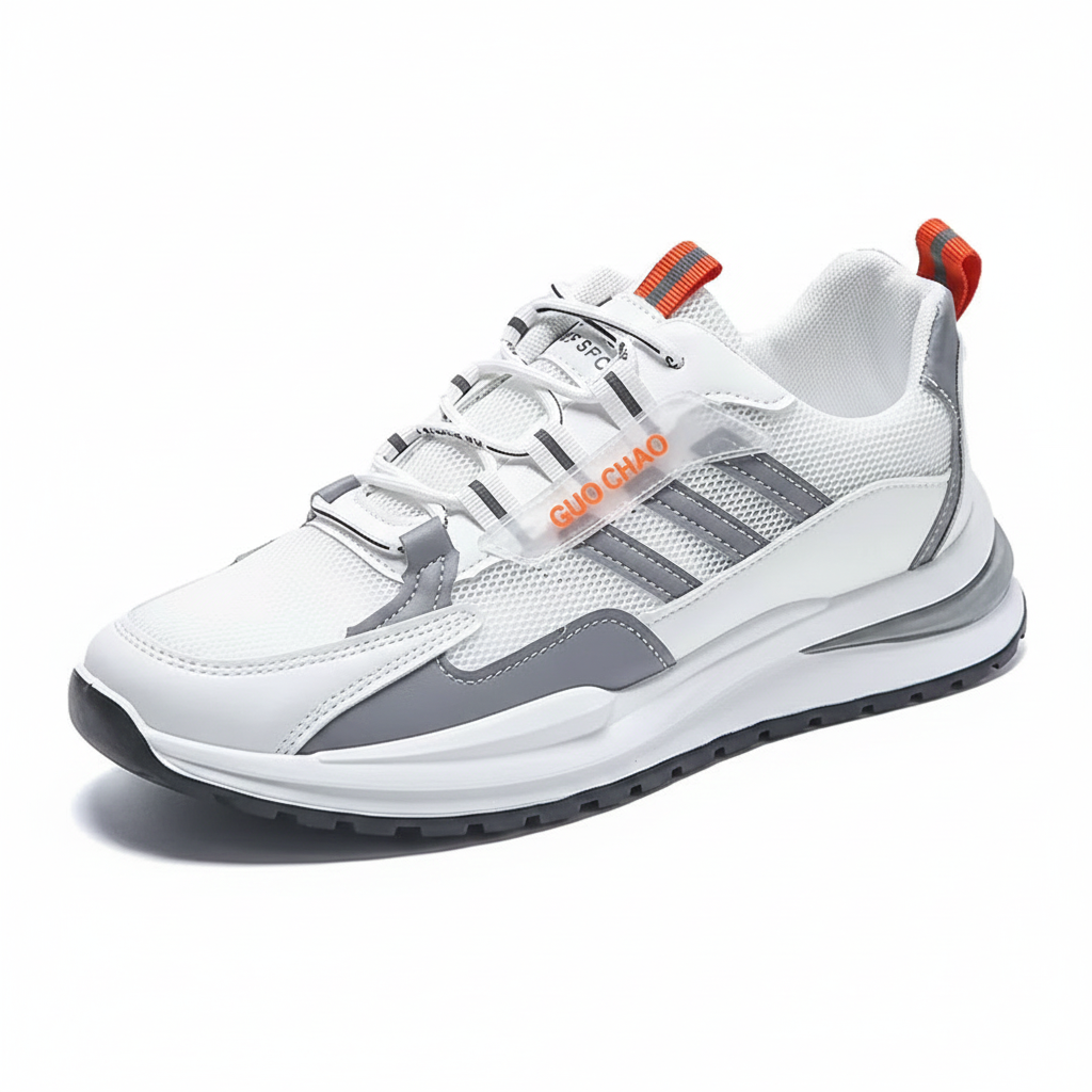 Men's Casual Sports Shoes Mesh Breathable Lace Up Running Sneaker Outdoor Lightweight Fashionable Men's Casual Shoes