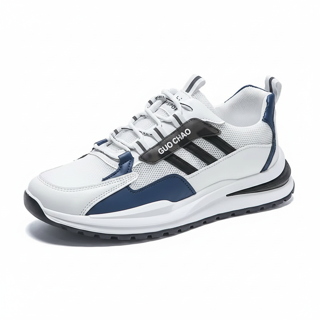 Men's Casual Sports Shoes Mesh Breathable Lace Up Running Sneaker Outdoor Lightweight Fashionable Men's Casual Shoes