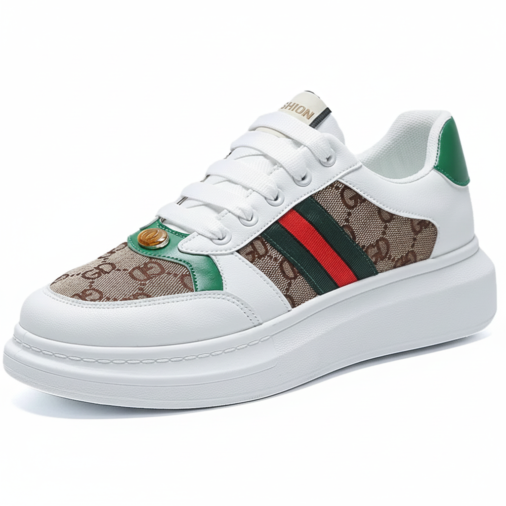 Men's Fashion Casual Canvas Shoes Breathable Trend Height Increased Platform Shoes Canvas Men's Casual Sneakers