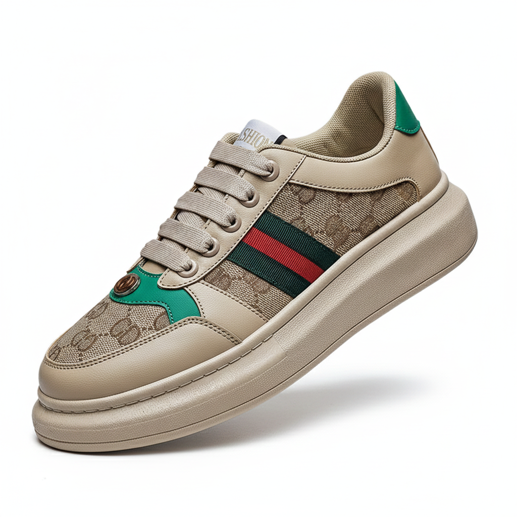 Men's Fashion Casual Canvas Shoes Breathable Trend Height Increased Platform Shoes Canvas Men's Casual Sneakers