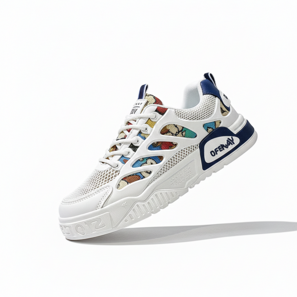 Men's Fashion Casual Sneakers Shoes Height Increasing All-Match Breathable Canvas Lining Mesh All Men's Fashion Shoes