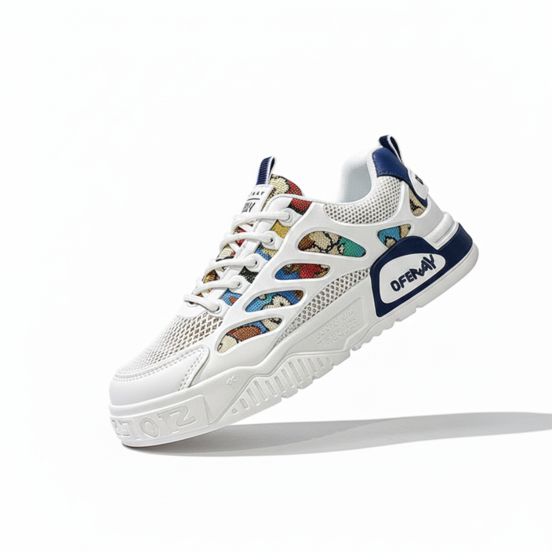 Men's Fashion Casual Sneakers Shoes Height Increasing All-Match Breathable Canvas Lining Mesh All Men's Fashion Shoes