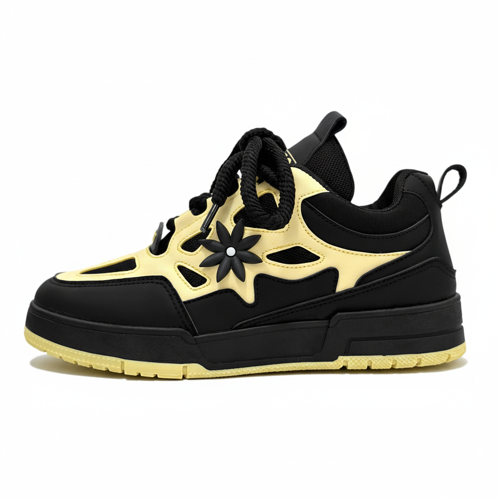 Men's Fashion Casual Sneakers High Quality Lace-up Walking Shoes Genuine Leather Style Sneakers Men's Casual Shoes