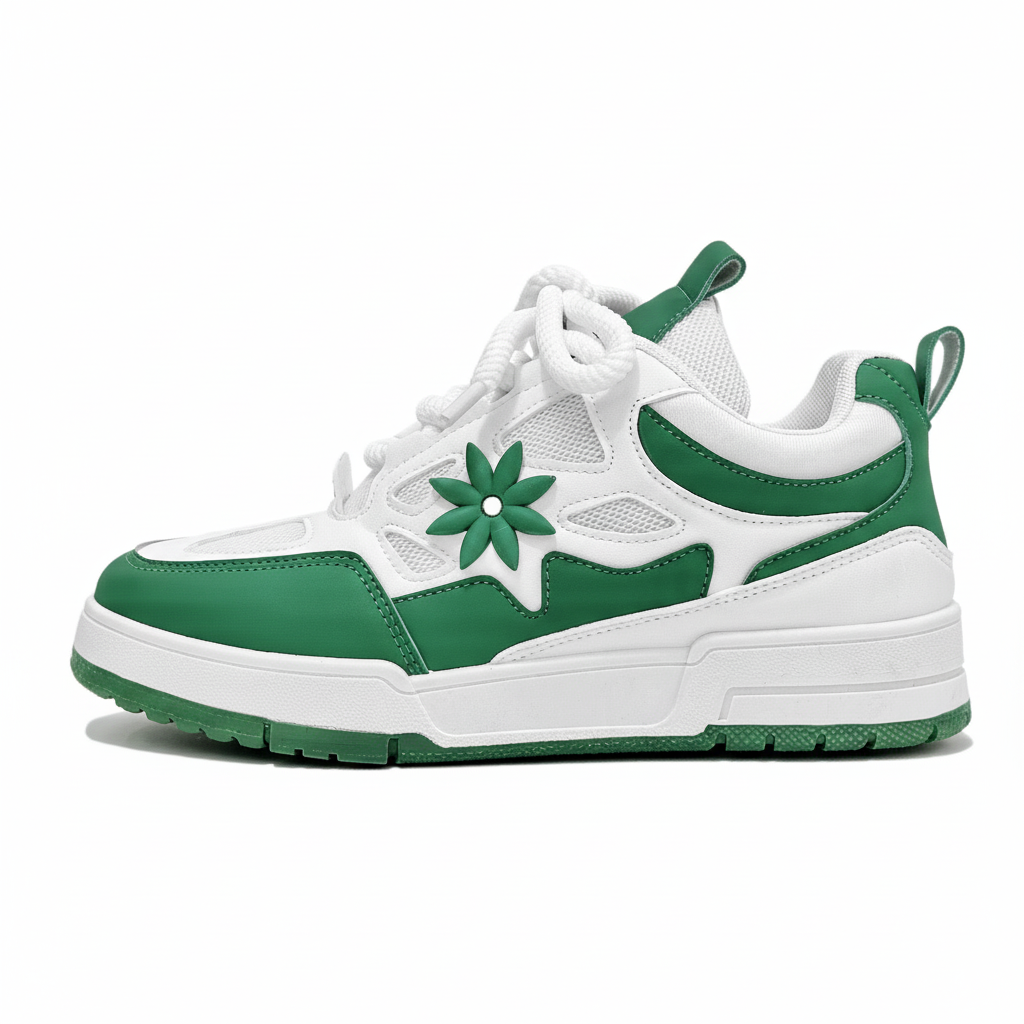 Men's Fashion Casual Sneakers High Quality Lace-up Walking Shoes Genuine Leather Style Sneakers Men's Casual Shoes